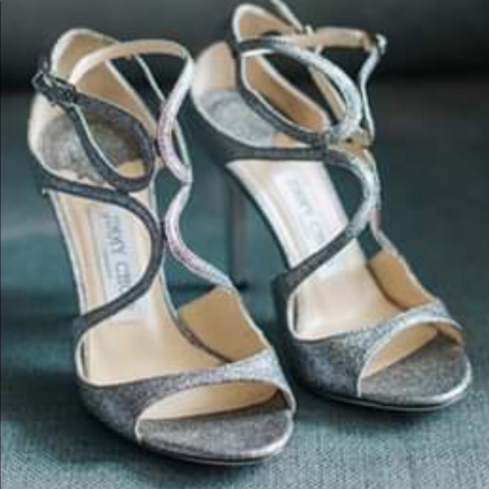 Jimmy Choo Silver Heels